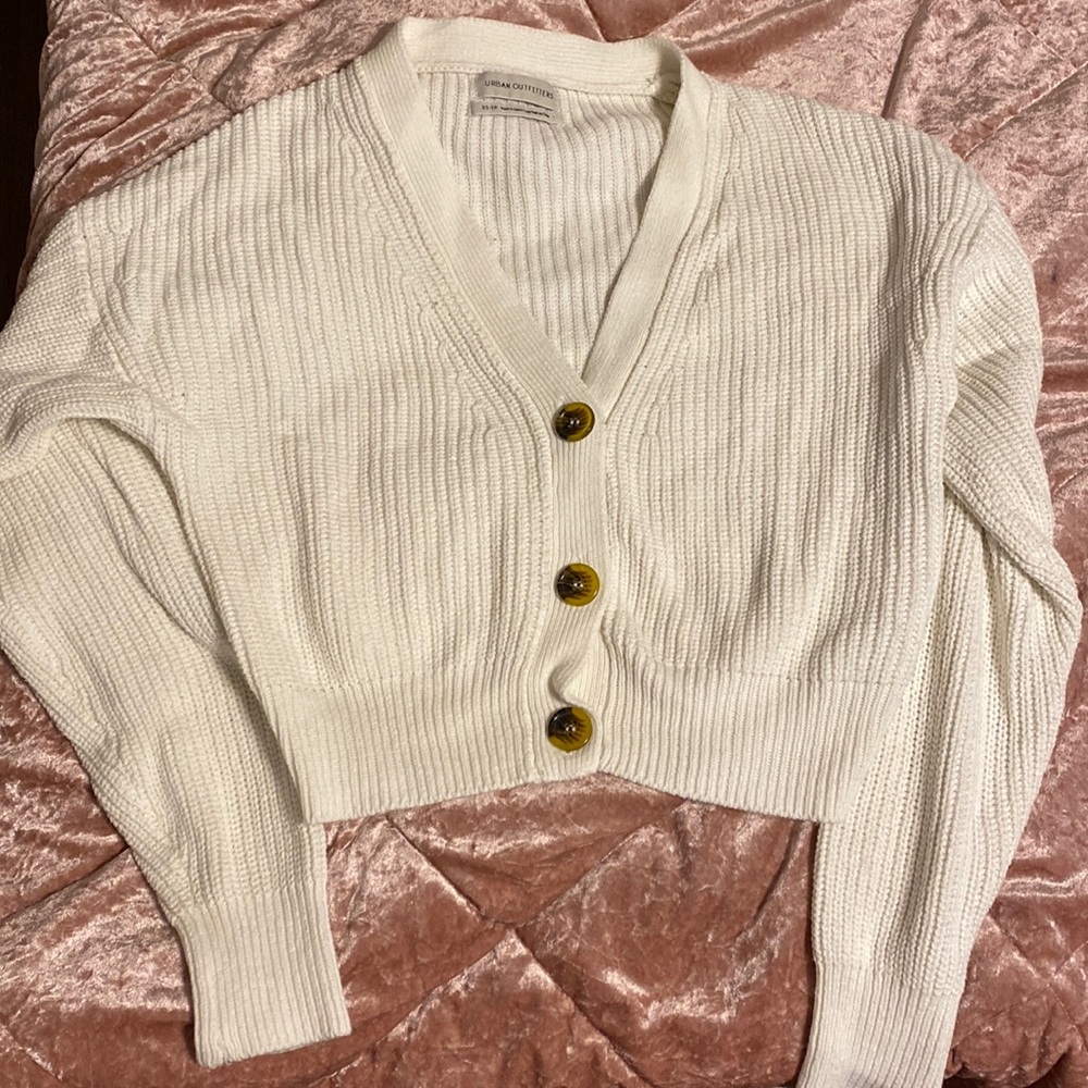 Urban outfitters XS cropped cardigan - very gently used